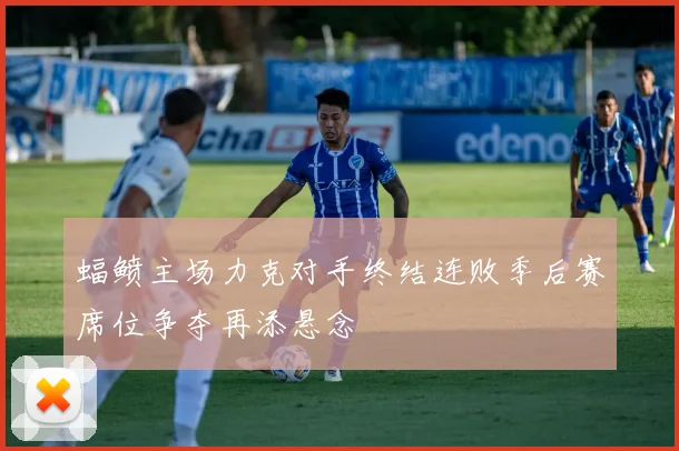 蝠鲼主场力克对手终结连败季后赛席位争夺再添悬念